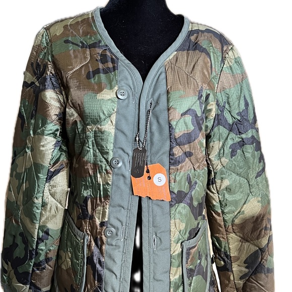 Original alpha industries jacket liner in camp new with tags sz s - Picture 3 of 4